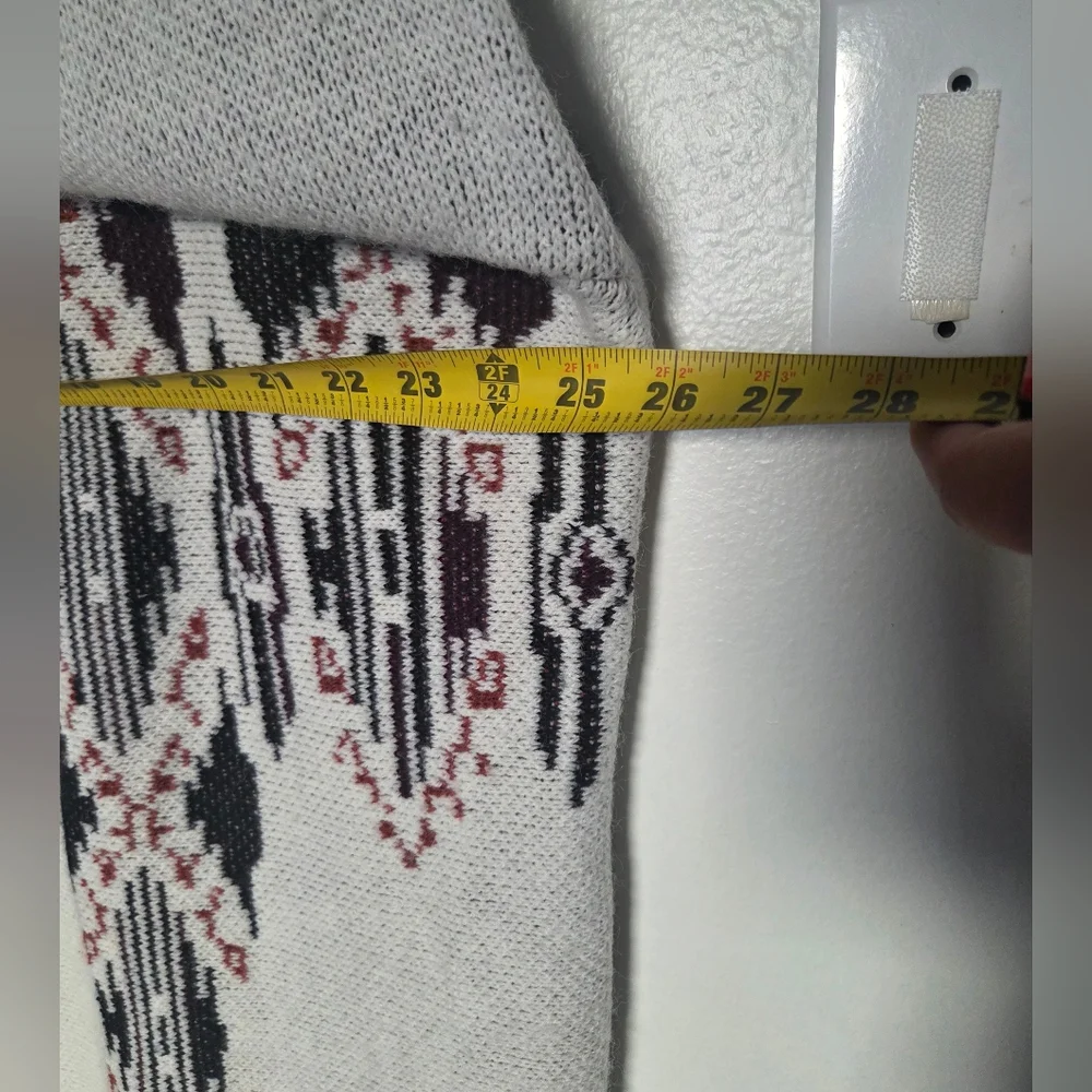 SHYANNE Country Open Front Cardigan Sweater Western Bohosouthwestern boho. SizeL